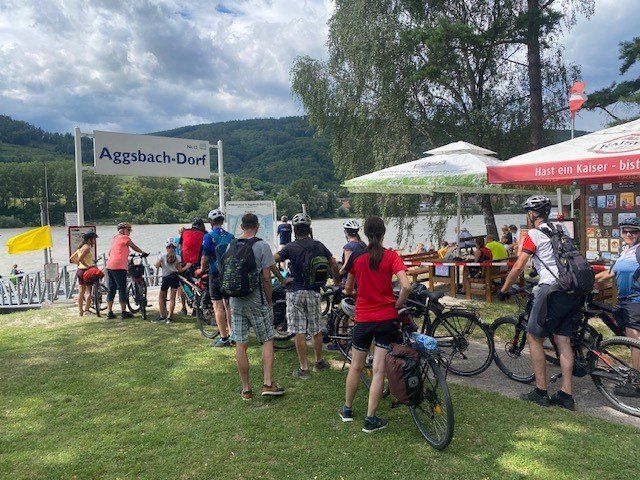 Bike ferry in Aggsbach-Dorf Bike ferry in Aggsbach-Dorf
